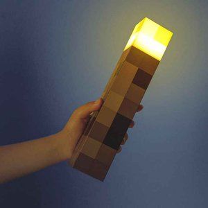 Game rooms Torch Lamp with Wall Mountable LED Night Light,USB Rechargeable Mount